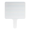 Flipside Products Two-sided Dry Erase Writing Paddle, Lined/Blank, 7.75in x 10in, 6PK 18002